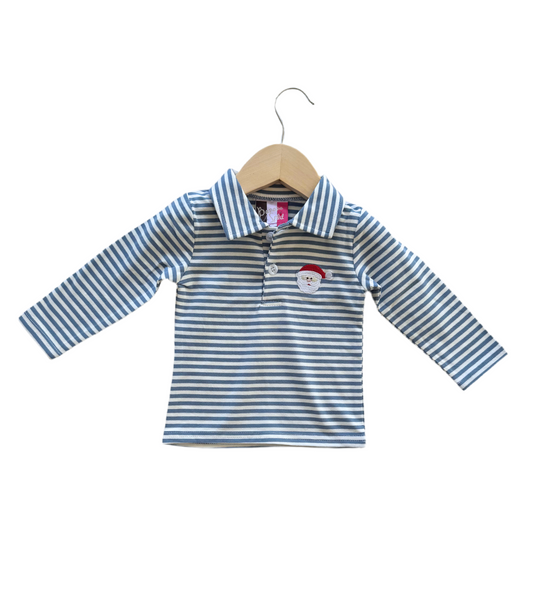 Santa Longsleeve Boys Polo