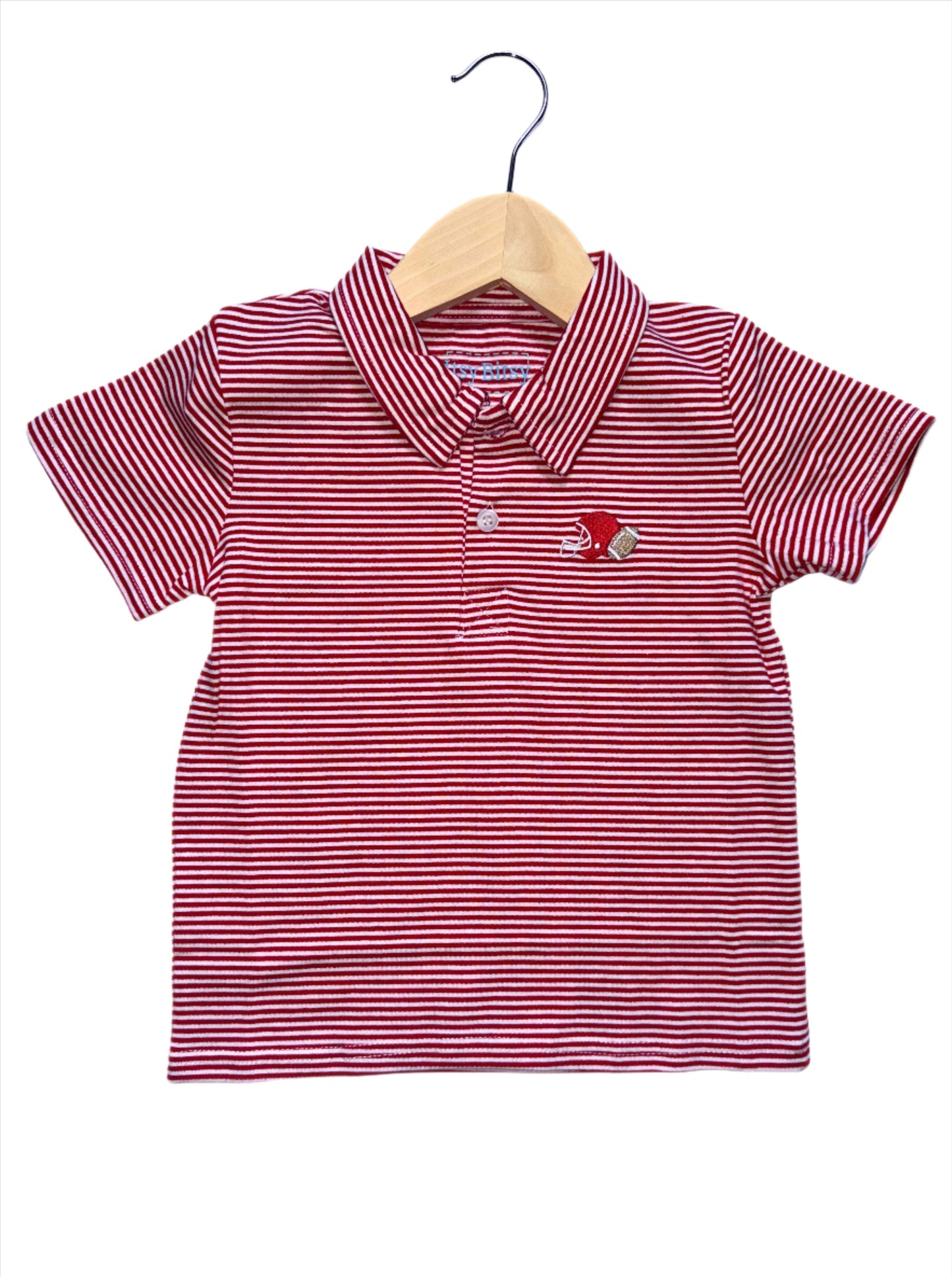 Game Day Boys Polo Red