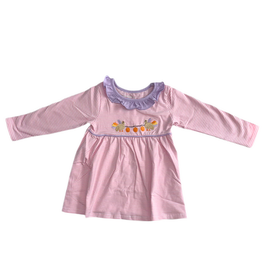 Turkey Ruffle Longsleeve Girls Top