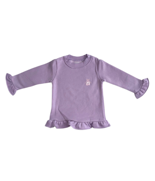 Ballet Ruffle Girls Sweatshirt