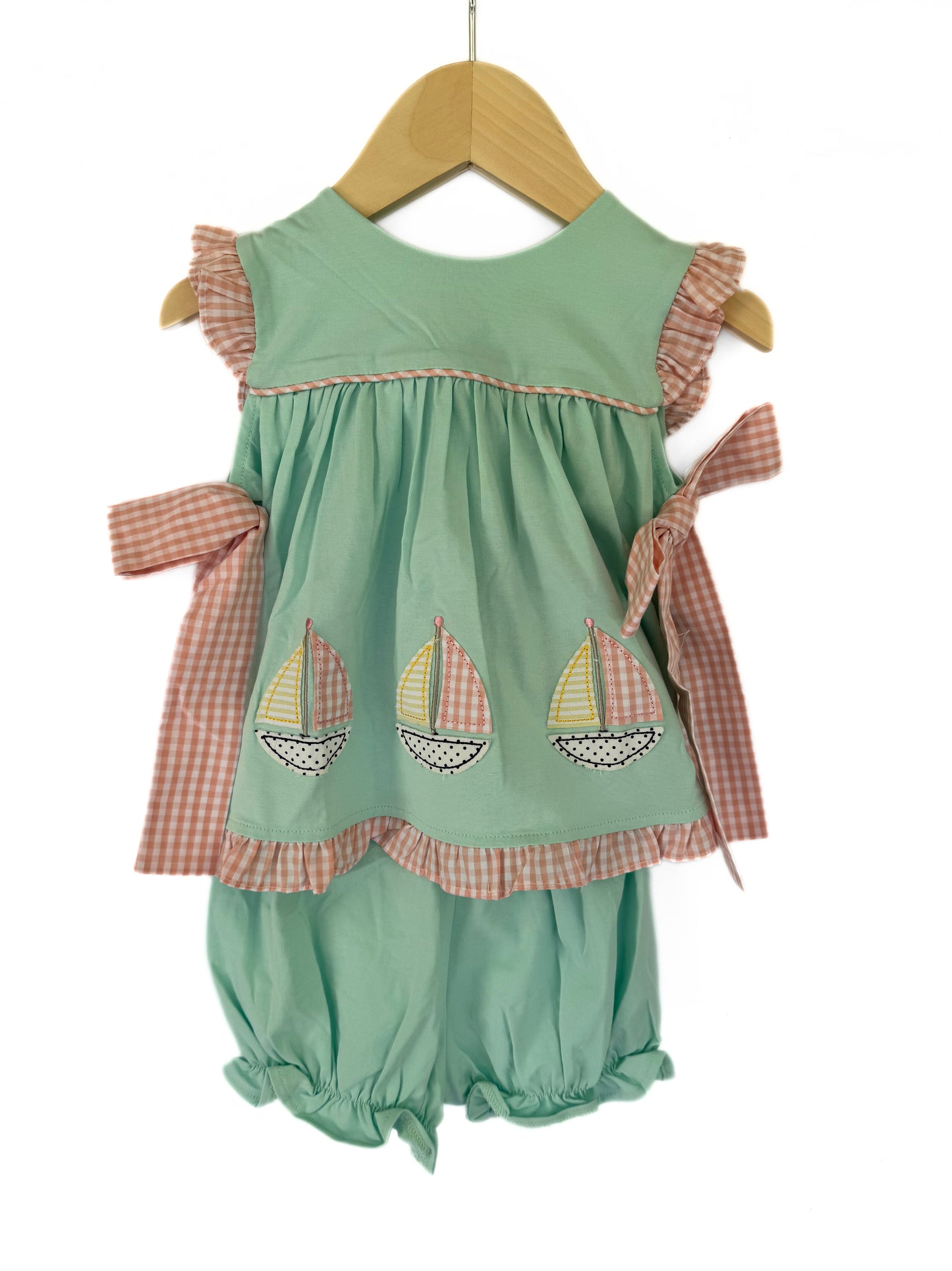 Sailboat Girls Bloomer Set