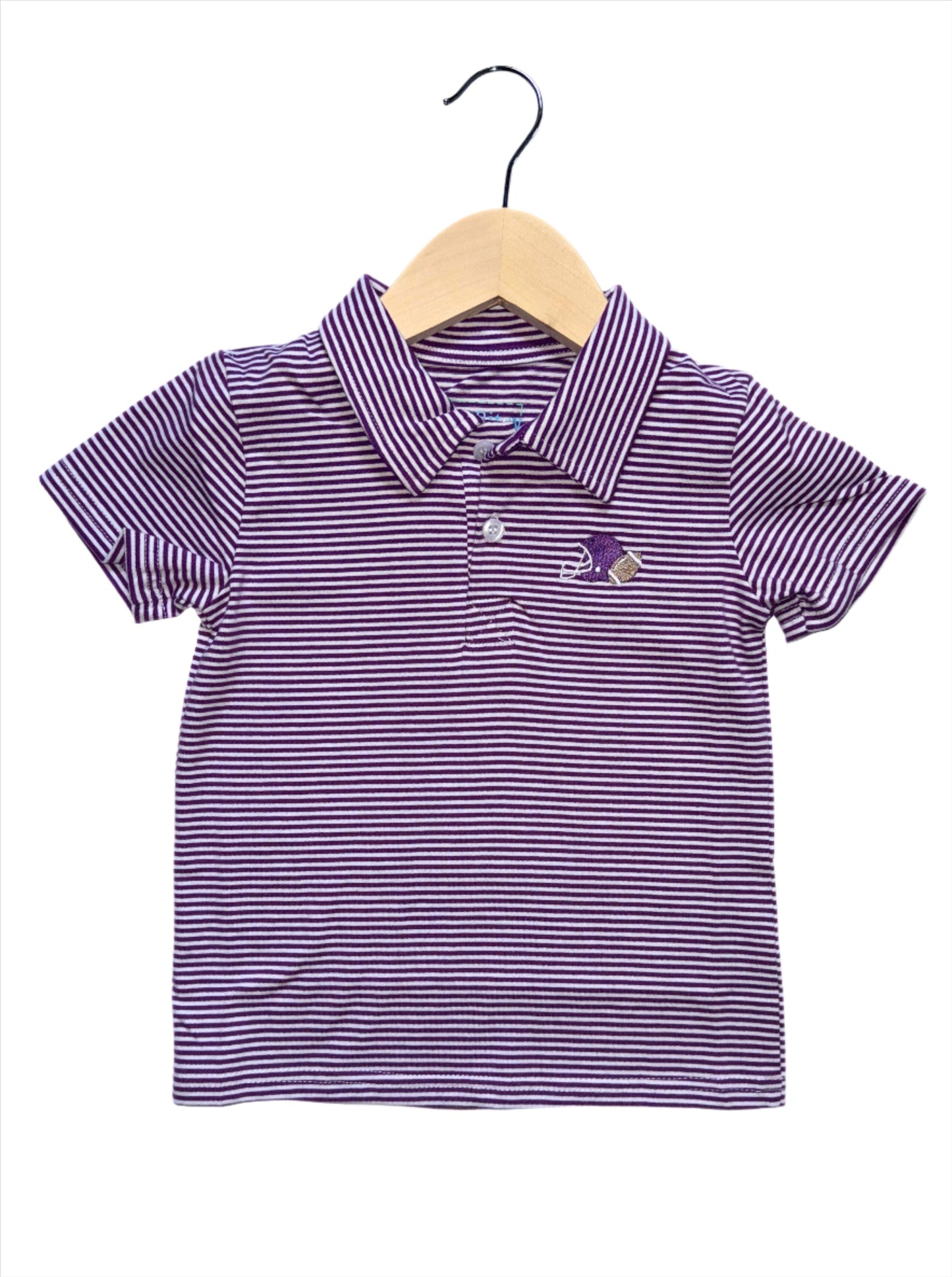 Game Day Boys Polo Purple