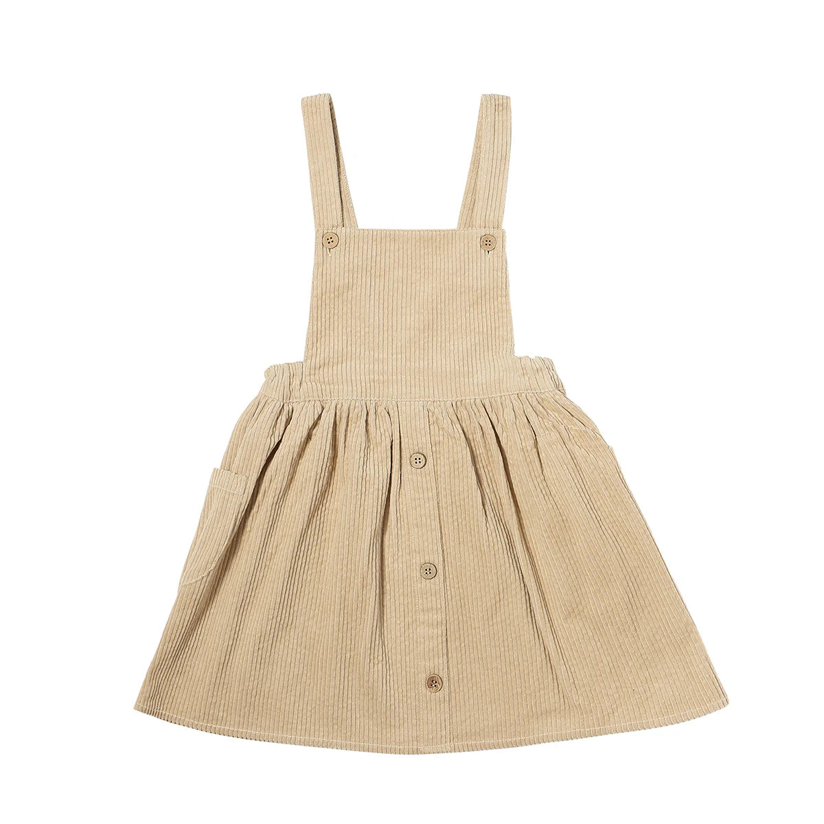 Cream Autumn Girls Pinafore