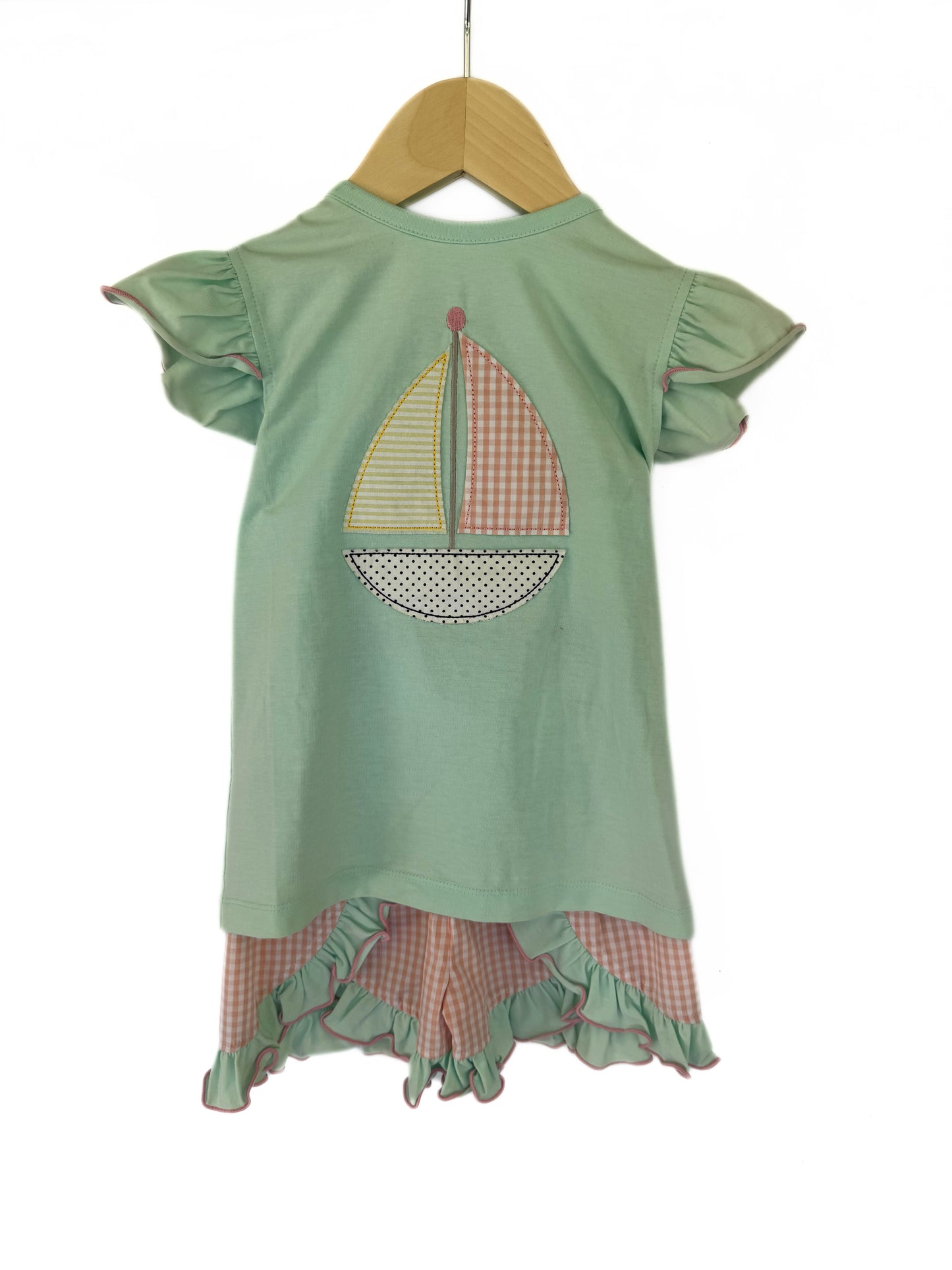 Sailboat Girls Short Set