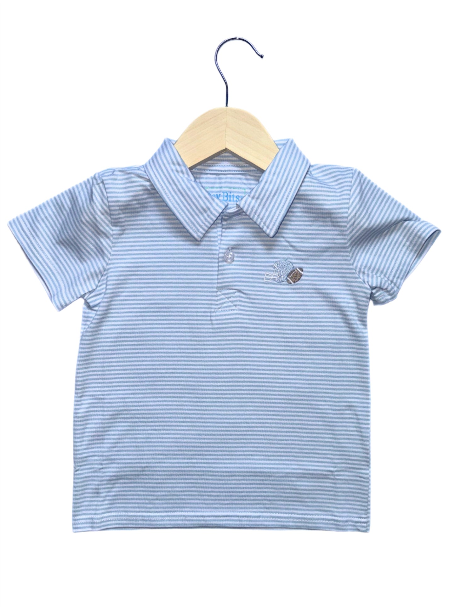 Game Day Boys Polo Light Blue